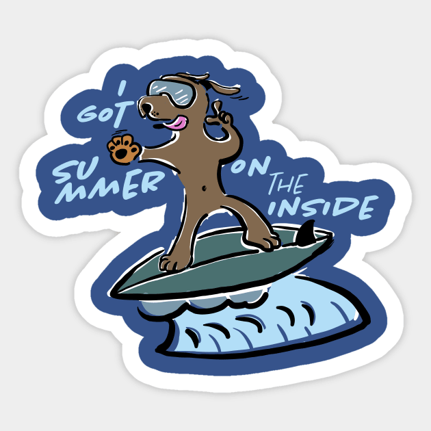 I got summer Sticker by Tomás Arias